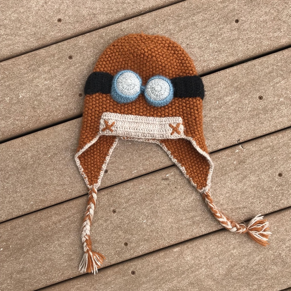 Toddler Minion Knitted Winter hat